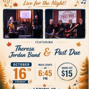 Prince George Legion 43 Concert Theresa Jordan Band and Past Due