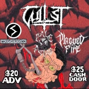 Concert in Prince George featuring Cultist, Plagued by Fire, Sycatrys, and Pale Atlas.